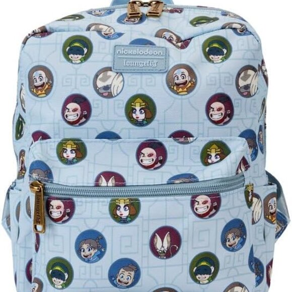 Loungefly Avatar the Last Airbender All-Over-Print Nylon Mini Backpack - NEW main image 4